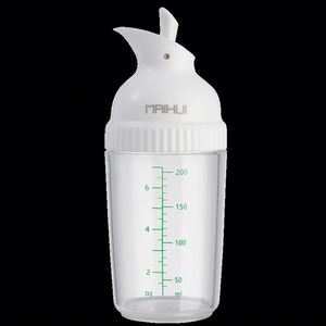 Bouteilles en plastique de 200 ml pour jus et vinaigrettes, anti-goutte - Product Image 4