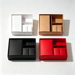 Cajas de Embalaje de Papel Rígido Desechables Personalizadas, Caja de Cartón Corrugado para Envíos con Logotipo Impreso, Caja de Envío Flexográfica UV para Herramientas de Maquillaje - Product Image 2