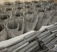 Tube perforé en acier inoxydable de 57 mm et 60 mm pour l'industrie automobile