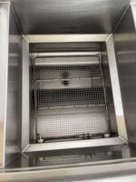 KFC Restaurant Automatische Friteuse met Filter Henny Penny Open Druk Kippenfriteuse Gas Druk Fritesmachine