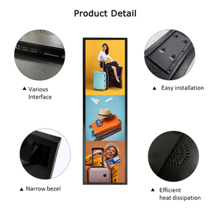 Montagem em parede interior LCD Prateleira Strip <span class=keywords><strong>Display</strong></span> 58 Polegada Tela Cheia Digital Menu Board Publicidade Player Devise para Farm Supermercado - Product Image 5