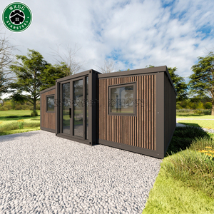 Casa Contenedor Prefabricada Moderna, Expandible, con Acabado en Madera, Lista para Habitar, con Múltiples Dormitorios y Balcón, Villa Prefabricada Portátil - Product Image 5