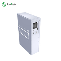 Baterai Lithium Lifepo4 Sunrich 16kwh 314ah yang Dipasang di Dinding Digunakan dalam Sistem Penyimpanan Energi Fotovoltaik