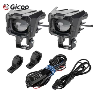 Faro auxiliar LED de 150W para motocicleta, luz alta/baja, luces antiniebla de conducción, focos con ojos de ángel - Product Image 6