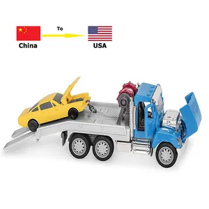 Đông Tow Truck Đồ chơi bán DDP cửa đến cửa Trung Quốc vận chuyển đến mỹ các loại đa màu xe tải để bán