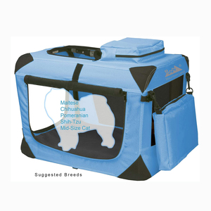 Deluxe Pet Carriers Deluxe Portable Soft Crate for cats and dogs up to 30-pounds
