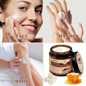 Bálsamo de Miel Batida con Sebo de Res 100% Natural Alimentada con Pasto, Crema y Loción Hidratante Corporal y Facial OEM - Product Image 2