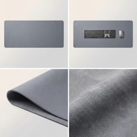 Alas Mouse Gaming Ramah Lingkungan Tahan Air Permukaan Halus Paket Kustom Multi Warna untuk Stok Alcantara