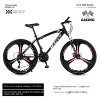 Vélo de montagne MACCE 21 24 27 30 vitesses en acier haute teneur en carbone, freins à disque mécaniques, roues intégrées CNC, pliable, 120 kg