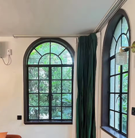 Modelos de Ventanas Francesas Modernas VOBO con Apertura Vertical, Puertas y Ventanas de Vidrio con Aleación de Aluminio, Aislamiento Térmico