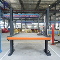 Élévateur de stationnement automobile mécanique à 2 poteaux durable, empileur de véhicules à double niveau, économiseur d'espace pour garage commercial