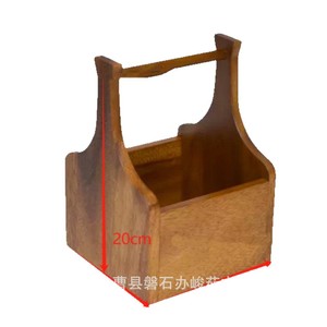กล่องใส่ช้อนส้อมไม้จุนรุ พร้อมที่ใส่หมายเลขโต๊ะ สำหรับร้านอาหาร - Product Image 5