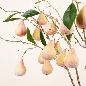 5 Branches de figuier artificielles avec feuilles, haute simulation, décoration intérieure pour le Nouvel An et l'aménagement de la maison - Product Image 1