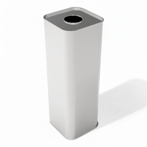 Lata Cuadrada Kontensan para Aceite Vegetal, Envase Metálico de 87x87x255mm, 2 Litros, Turquía - Product Image 2