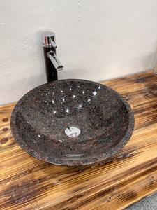 Bassin en marbre moderne de style européen lavabo brillant robinet monotrou personnalisé méditerranéen pour hôtels prix d'usine de masse - Product Image 4