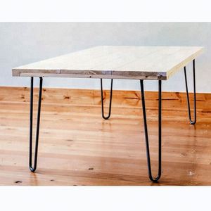 Wekis Home Modern Metal Hairpin Leg for Furniture for Coffee <b>Tables</b> Dining Kitchen Hotel Living Room Home Office Use - Product Image 5