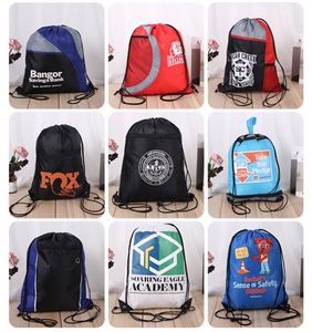 Bolsas Promocionales con Cordón y Logotipo para Eventos de Maratón, Pedido al por Mayor, Bolsas de Poliéster Personalizadas - Product Image 2