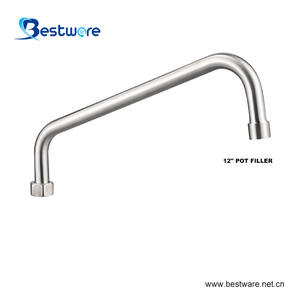 Grifo de fregadero de cocina mezclador extraíble de acero inoxidable moderno para Hotel restaurante manija doble sin diseño de pulverización - Product Image 6