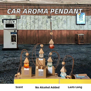 Perfume automático de gama alta colgante de aromaterapia fragancia de aceite esencial de larga duración para coches conjunto de desodorante para mujeres difusor de caña - Product Image 2