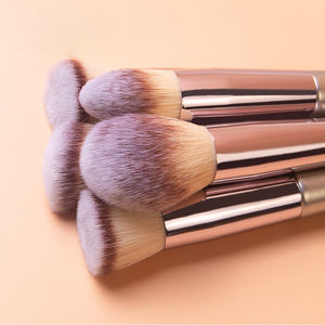 Juego <span class=keywords><strong>de</strong></span> 18 brochas <span class=keywords><strong>de</strong></span> maquillaje con mango <span class=keywords><strong>de</strong></span> madera color champán, pelo sintético, para sombra <span class=keywords><strong>de</strong></span> ojos, colorete, corrector, herramienta <span class=keywords><strong>de</strong></span> belleza - Product Image 5