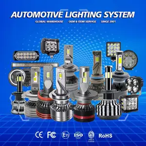 Hot Selling M8PRO Led Headlight 12V White Waterproof 260W Headlamp High Low Beam H1 H3 H7 H11 9005 9006 H4 Bulb For Car Led H7