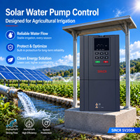 Inverter solaire automatique haute efficacité RoHS 220V 380V 11KW VFD pour pompage d'eau, contrôle vectoriel triphasé IP20