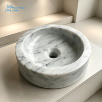 Ornement de jardin en pierre, bassin en marbre naturel, lavabo en marbre massif sculpté pour la décoration paysagère