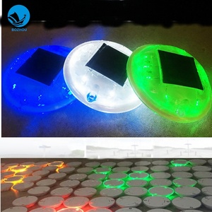 Dẫn cảnh báo giao thông ánh sáng trên mặt đất Vòng năng lượng mặt trời đường Stud ánh sáng - Product Image 6