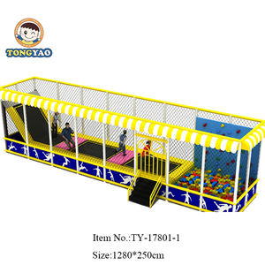 <span class=keywords><strong>Trampoline</strong></span> de fitness <span class=keywords><strong>rectangulaire</strong></span> d'intérieur de 8 pieds pour salle de sport à domicile et parc d'attractions avec toit de tente d'exercice <span class=keywords><strong>Trampoline</strong></span> pour enfants et adultes - Product Image 3