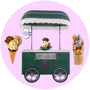 Triciclo Eléctrico de 3 Ruedas para BBQ, Helados, Hot Dogs, Carrito de Comida, Bicicleta Refrigerada, Carrito de Transporte - Product Image 4