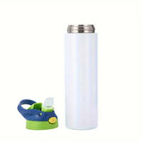 Promo Panas Tumbler Vakum Stainless Steel 12oz 20oz untuk Anak dengan Sendok, Logo Custom Sublimasi, Cocok untuk Hadiah Bisnis Anak