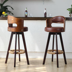 Antique Disassembled Furniture Swivel Bar Stool Height Kitchen Island Counter Chairs Modern Commercial Furniture 7-30 Days