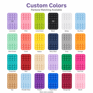 48 Cups Silicone <b>Suction</b> <b>Pad</b> Double-Sided Phone Holder for TikTok Live Streaming Selfie Universal Stick-on Holder Custom Logo - Product Image 3