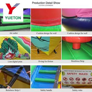 Combo de Tobogán Inflable de Grado Comercial - Casa de Brinco de PVC Plato de 0.55mm Resistente con Personalización Temática para Alquiler - Product Image 4