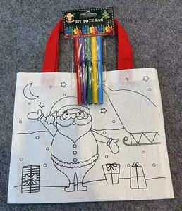 กระเป๋าใส่ของสำหรับระบายสีสำหรับงานศิลปะส่วนบุคคลอุปกรณ์สำหรับวันหยุดเทศกาลคริสต์มาส - Product Image 3