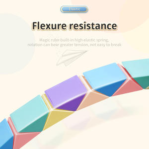 MOYU Cube de salle de classe DIY serpent pliant Puzzle Cube jouets en plastique <span class=keywords><strong>règle</strong></span> magique pour enfants jouet éducatif cadeaux - Product Image 3