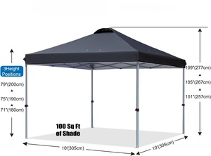 Custom Tent with logo 10 X 10 Outdoor Aluminum Trade Show Tent Tents for Events Gazebos <b>Canopy</b> Tent Pop up Custom Printed Tents - Product Image 2