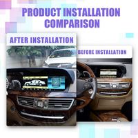 Radio para Auto con Android 12 para Mercedes BENZ Clase S W221 W216 CL 2005-2013, Actualización Multimedia, 256GB, GPS, Navegación, Carplay