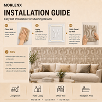 Panneau mural 3D en PVC MORLENX Champagne Gold Wave, relief sculpté fluide pour l'intérieur des spas et des centres de bien-être