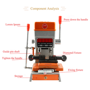 Thợ Khóa Công Cụ Sản Phẩm Mới Máy Sao Chép Chìa Khóa Hình Ống Máy Cắt Chìa Khóa - Product Image 3