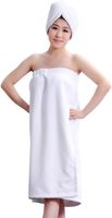 Personnalisé femmes doux absorbant beauté Sexy enveloppement du corps peignoir portable plage serviette de bain robe vêtements de nuit peignoirs de bain