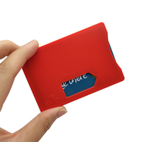 Carte en plastique dur ABS RFID bloquant le protecteur de carte de crédit anti-lecture Mini étiquette porte-carte RFID