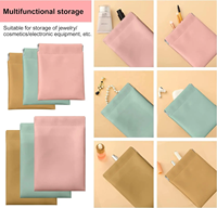 TONVIC-Pochette en cuir PU personnalisée avec LOGO, sac portable de rangement pour boucles d'oreilles et colliers, organisateur de bijoux en métal avec aimant