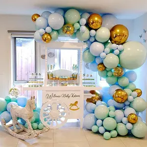 Globos de látex de macarrón Diy, suministros de decoración de fiesta, decoración de boda, guirnalda temática, arco de globos para fiesta de cumpleaños, 2023