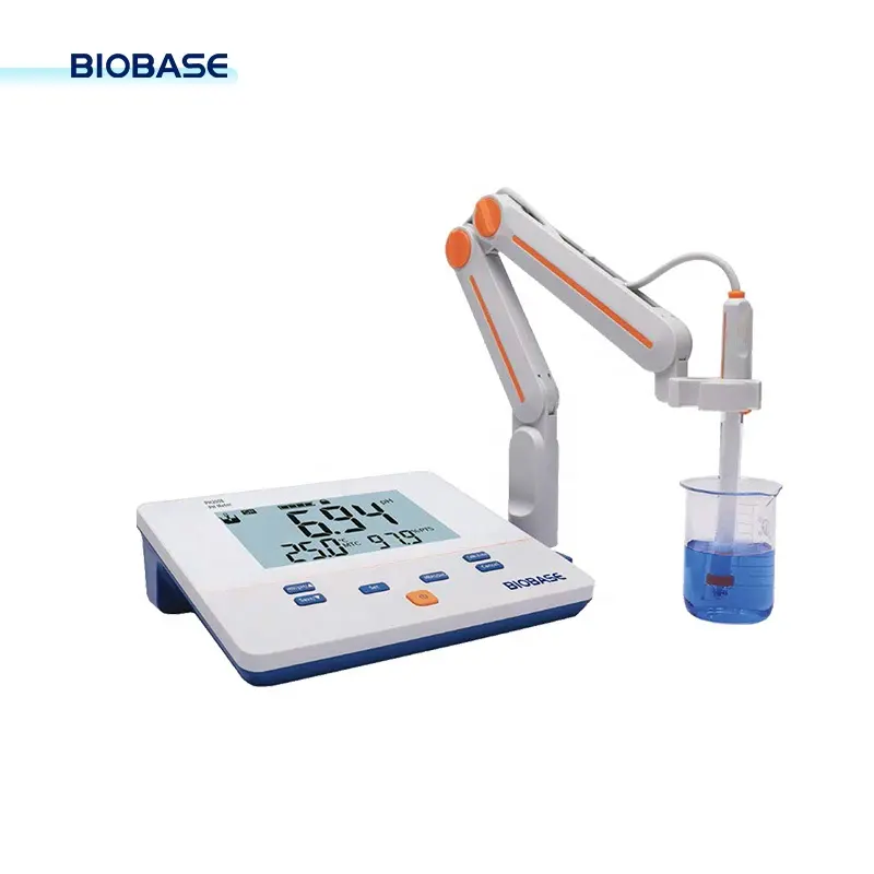 BIOBASE Automatic Benchtop PH Meter PH200E/PH200EM Portable Digital LCD Display PH Meter for Lab