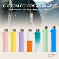 Mini flacon de parfum personnalisé porte-clés en plastique, atomiseur 8ml 10ml, atomiseur de parfum à torsion