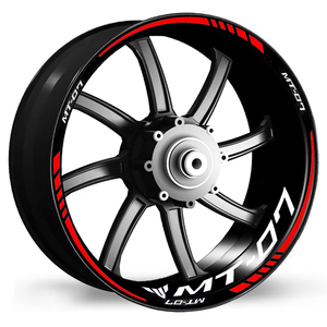 Para YAMAHA MT07 ruedas <span class=keywords><strong>de</strong></span> motocicleta calcomanías <span class=keywords><strong>de</strong></span> llanta cubo impermeable pegatina decorativa reflectante - Product Image 5