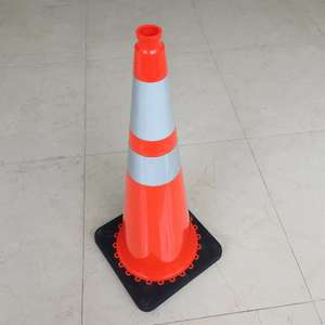 USA 10 libbre coni stradali con Base pesante nera per l'autostrada o Area di costruzione 36" - Product Image 4