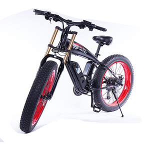 Vélo électrique à pneus gras OEM 48V 500W Bafang Mid Drive Gates Belt Hunting Electric Snow Bike / Vélos électriques pour hommes - Product Image 6