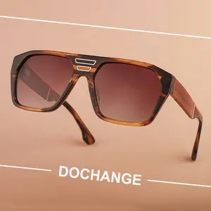 Big Acetate Eco-friendly Recycled Luxury Wood Sunglasses New Products Omen Men Fashion Vintage